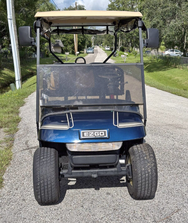 2011 EZGO TXT 48v - 4 Passenger - Blue - Image 5