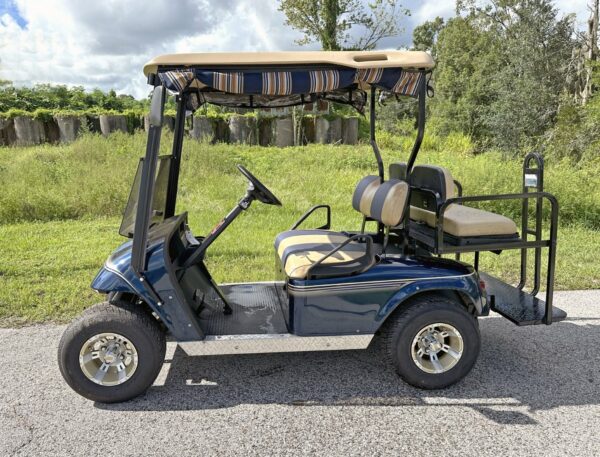 2011 EZGO TXT 48v - 4 Passenger - Blue - Image 2