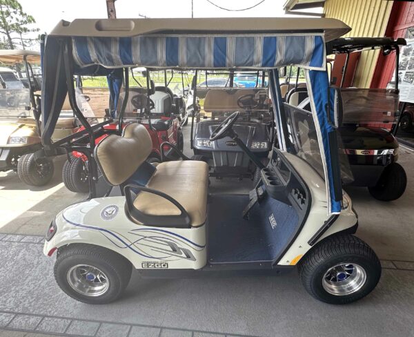 2014 EZGO TXT 48v - 2 Passenger - White - Image 5