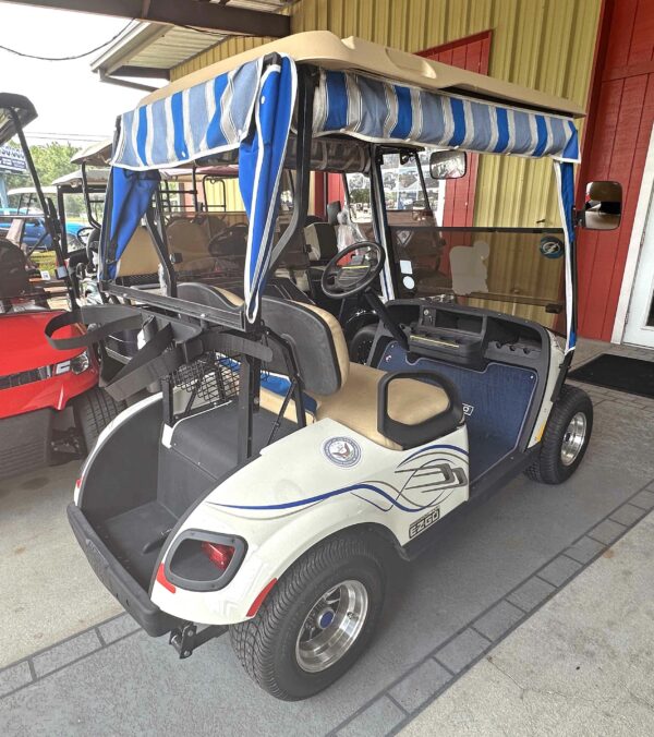 2014 EZGO TXT 48v - 2 Passenger - White - Image 3